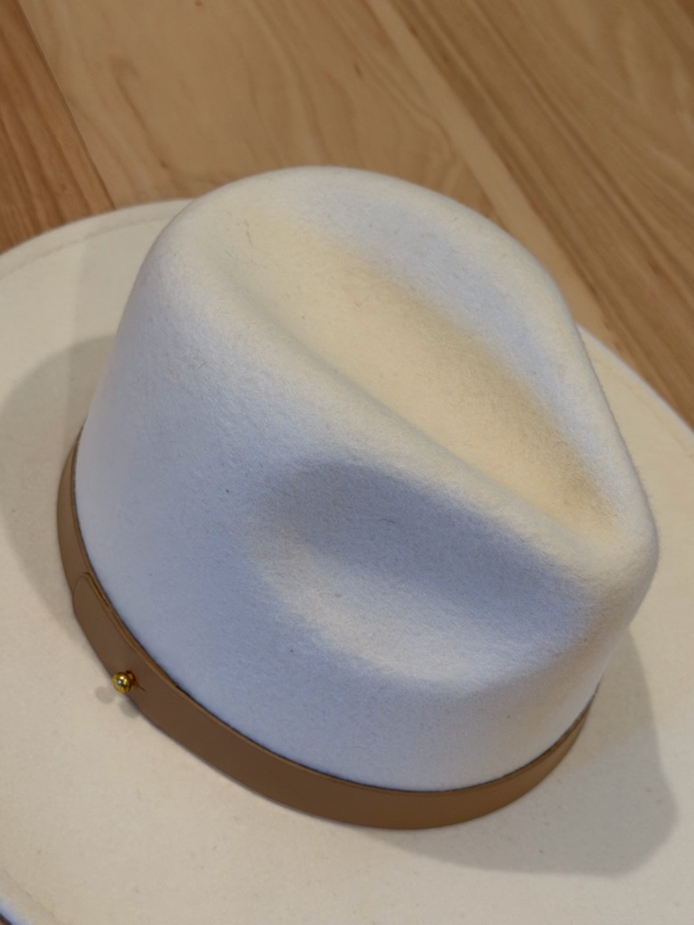 Lack Of Color Ivory Wool Cowboy Hat - Picture 5 of 10